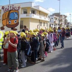 The walking school bus - Rome, Italy